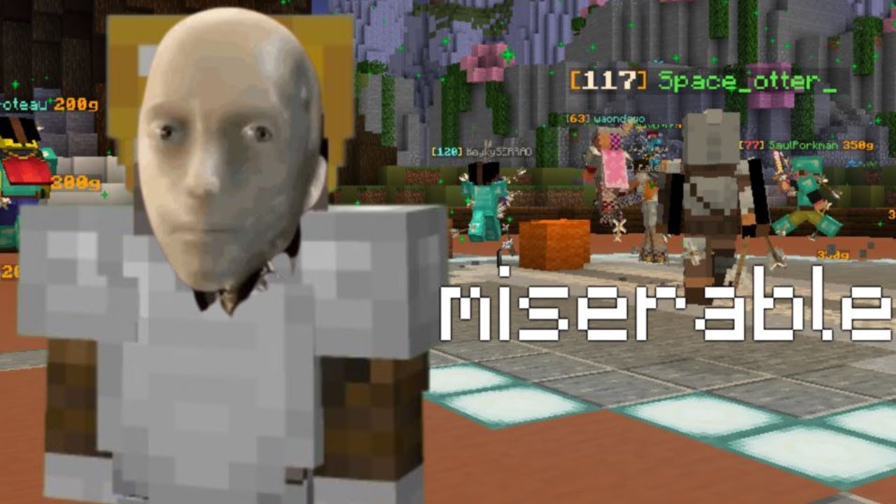 this is what Hypixel Pit bots deal with