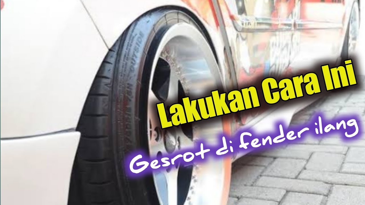 CARA MENGATASI GESROT / GASRUK BAN DENGAN FENDER || AYLA AGYA