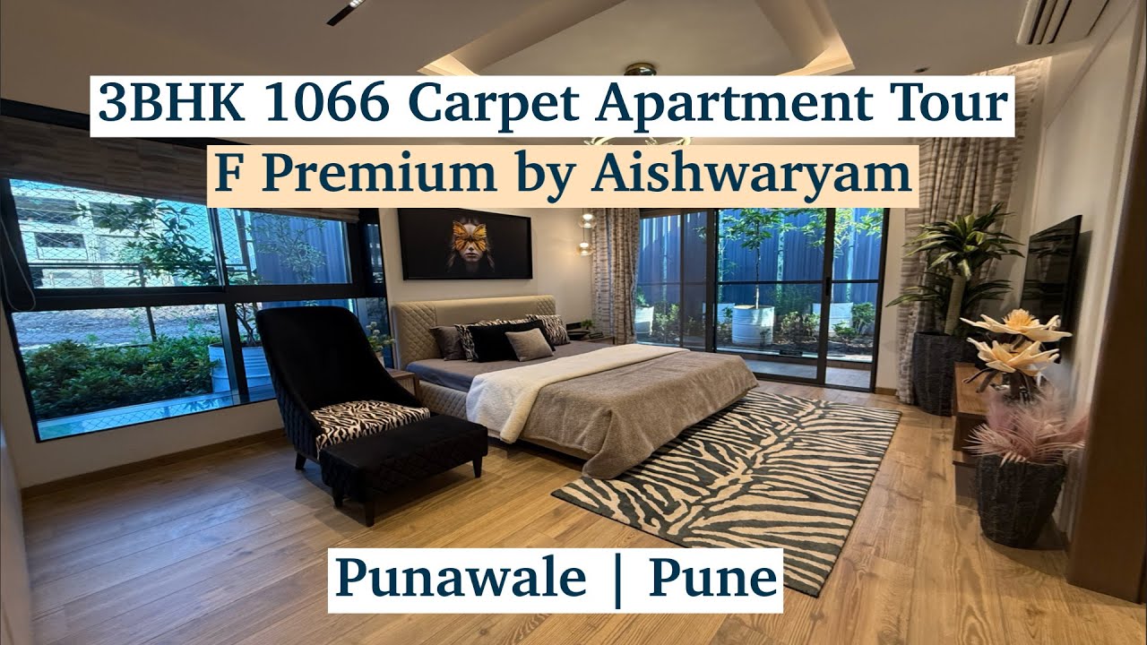3BHK Apartment in F Premium by Aishwaryam, Punawale | 1066 Carpet Area | Pune Real Estate Tour 
