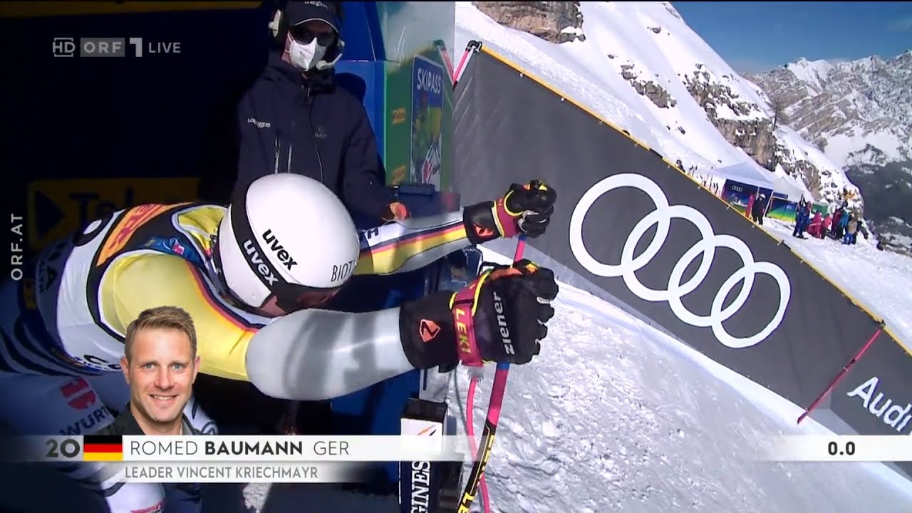 Alpine Ski-Wm | Super - G | Cortina | SILBER | Romed BAUMANN | 2021