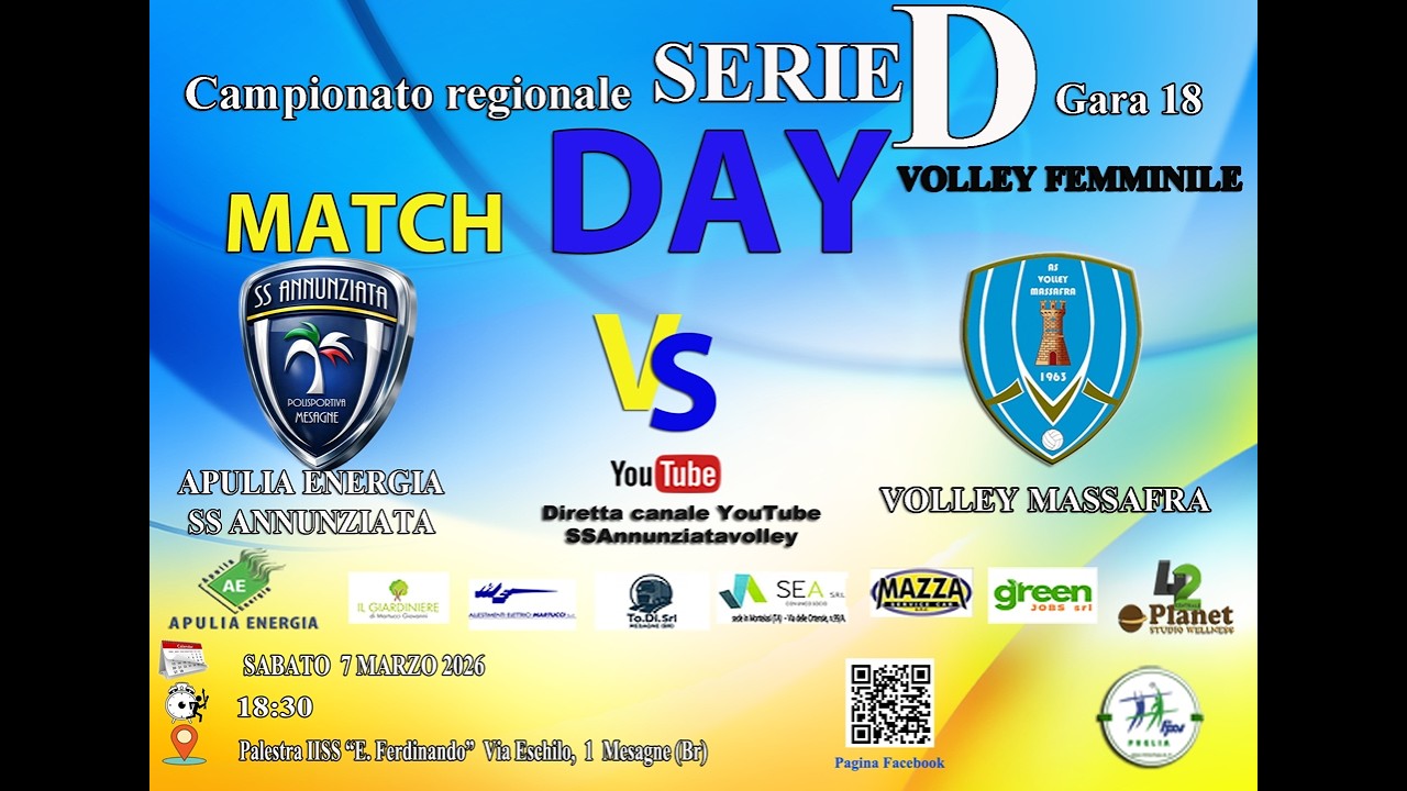 Volley donne: Serie D  Mesagne  Vs  Massafra