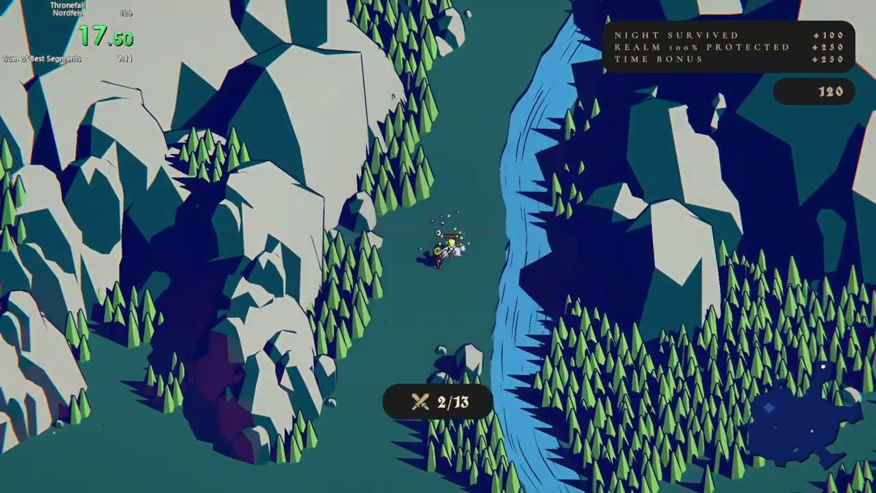 Thronefall Nordfels in 7:06.350