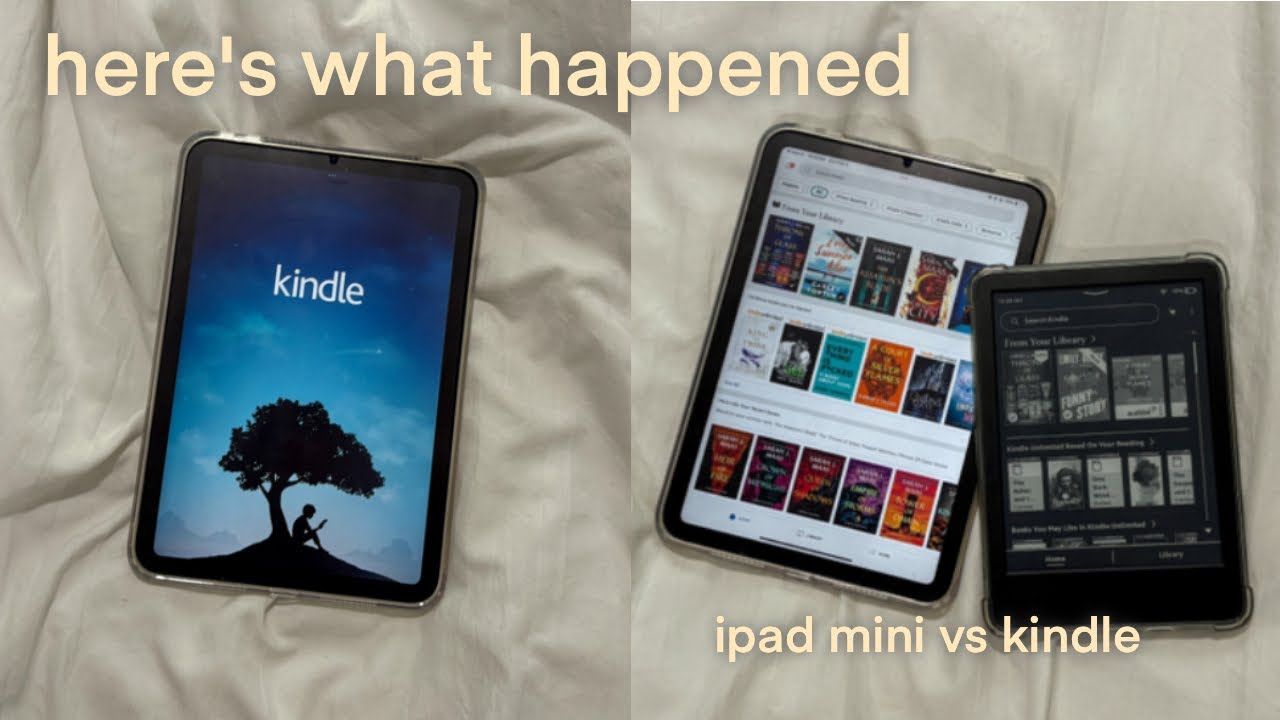 reading only on the ipad as a ✨ kindle girlie ✨| reading settings for ipad, mini reading vlog