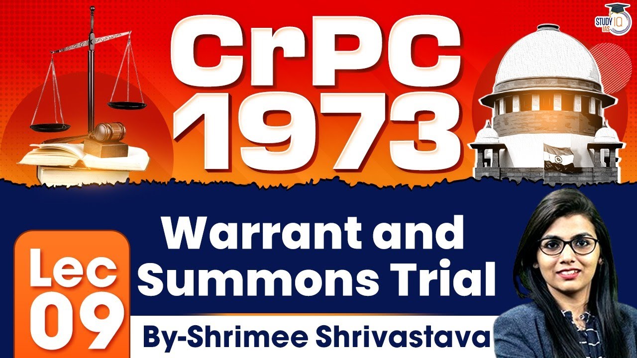Warrant & Summons Trial | Section 238- 250 | CrPC | Judiciary exams