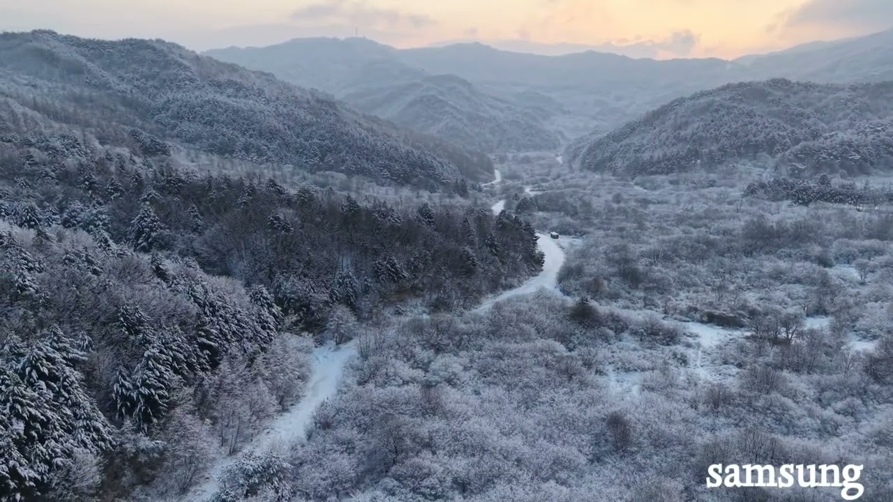 비밀의정원/인제가볼만한곳/드론촬영설경
