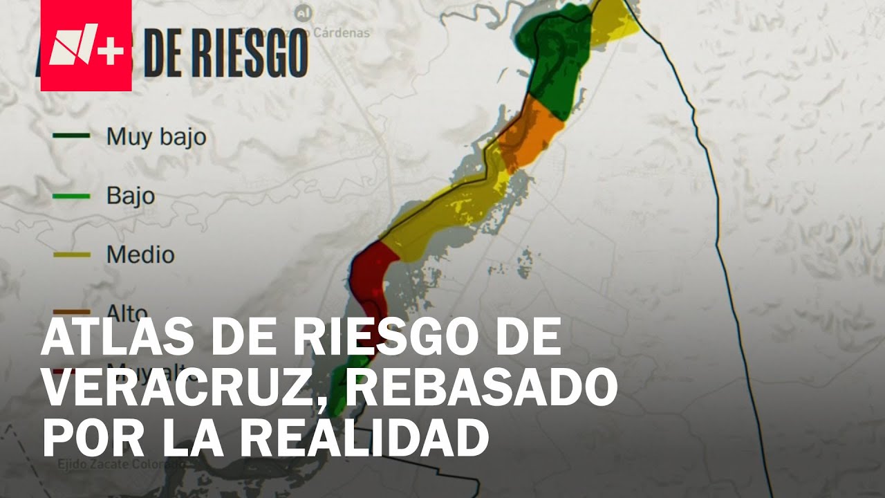 Mapa de riesgos de Poza Rica completamente rebasado - En Punto