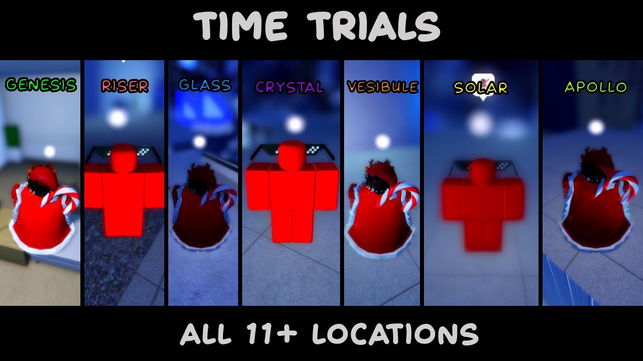 All Time Trial Locations (Ft. NvM) | Parkour Reborn