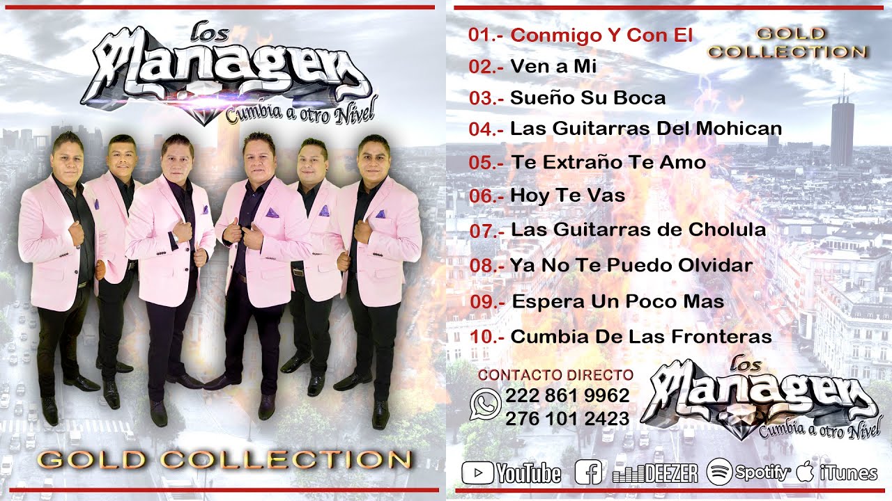 LOS MANAGERS-  GOLD COLLECTION (COLECCION DE ORO) 2021 ALBUM COMPLETO
