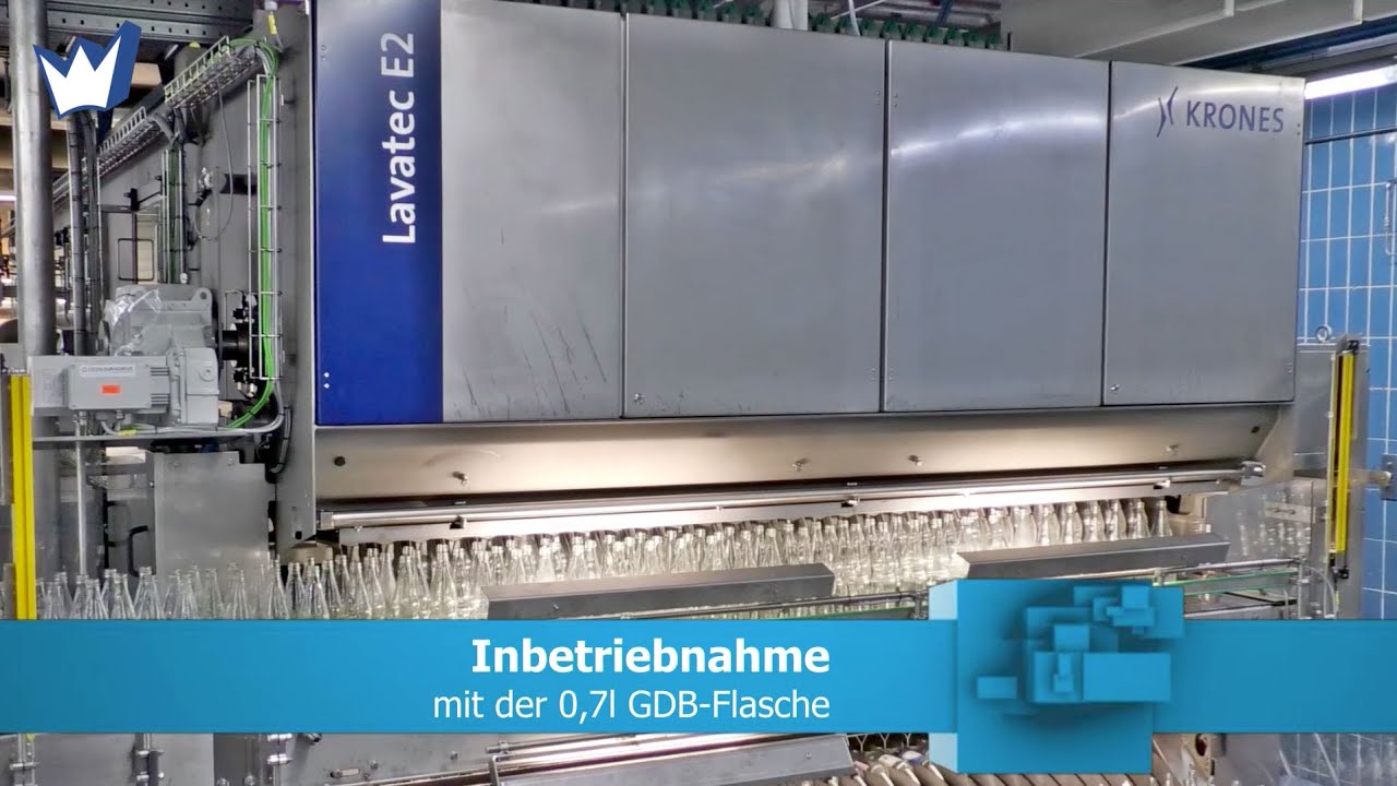 Die neue Flaschenreinigungsmaschine Teil 3