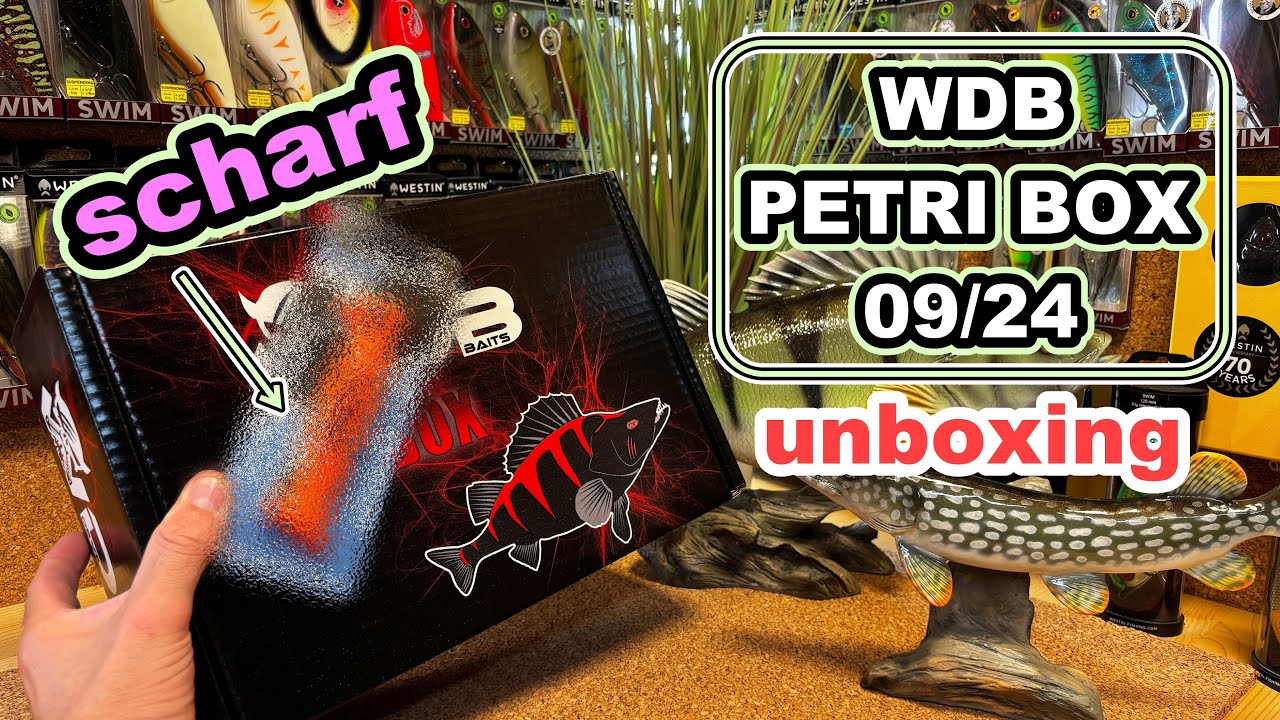 Schneidet sogar PAPIER! Angel Berger Wild Devils Baits Petri Box September UNBOXING!