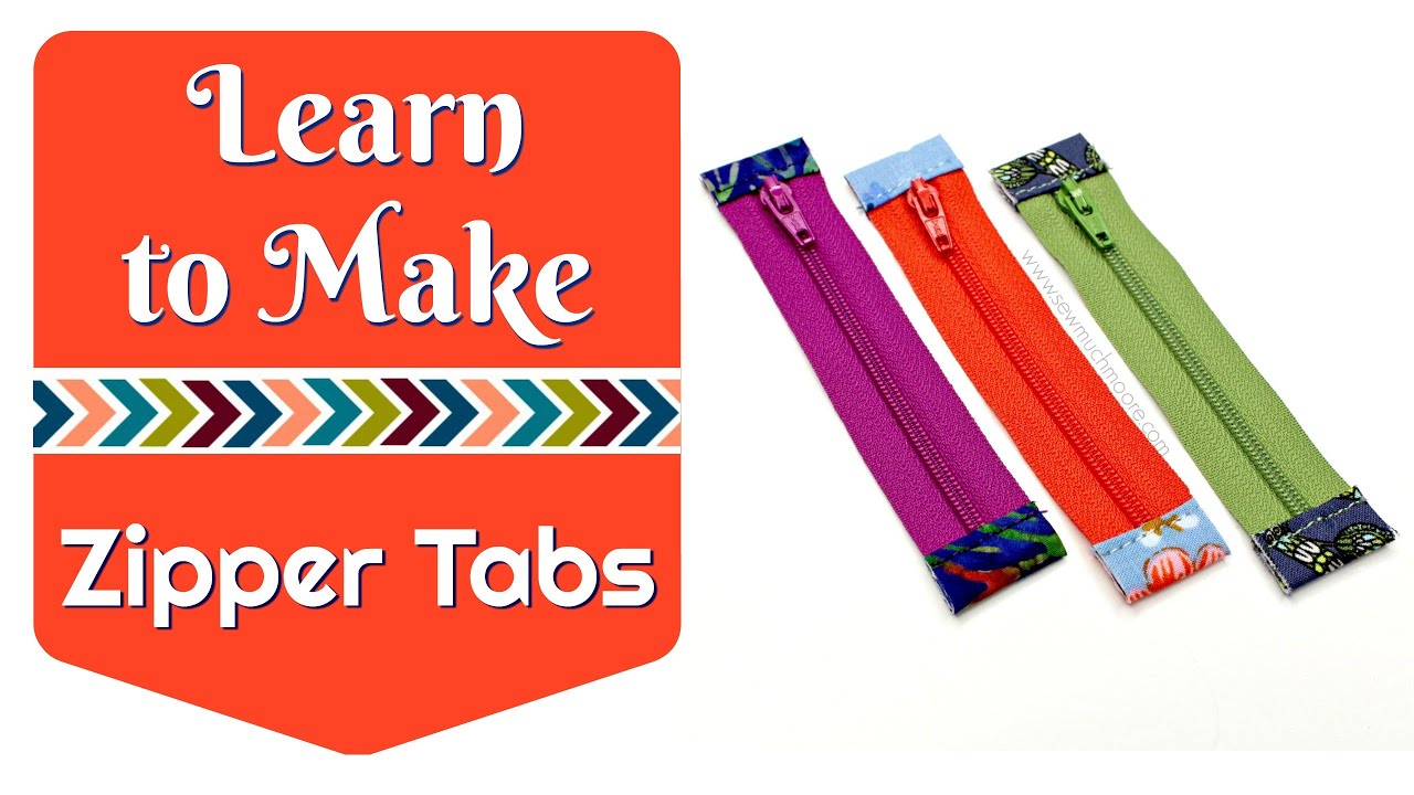 Learn to Make Zipper Tabs