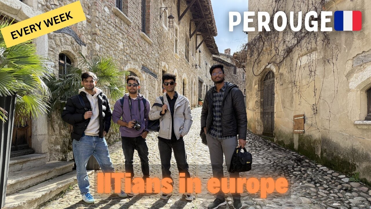 Back to Medieval Times | IITians at Pérouges, France  🇫🇷 | IIT Delhi GFS | MBA 101