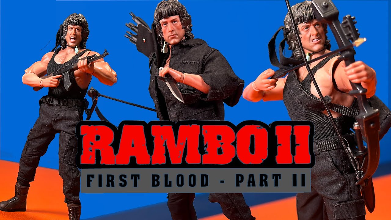 This Figure is on Another Level!!! Hiya Toys Rambo First Blood Part II