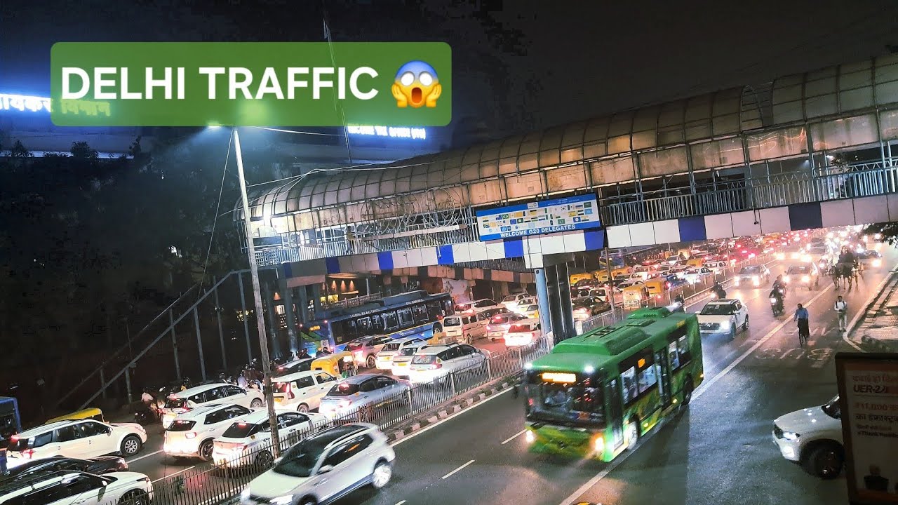 Delhi Traffic | ASMR | Traffic Sounds | Relax, Sleep,Study