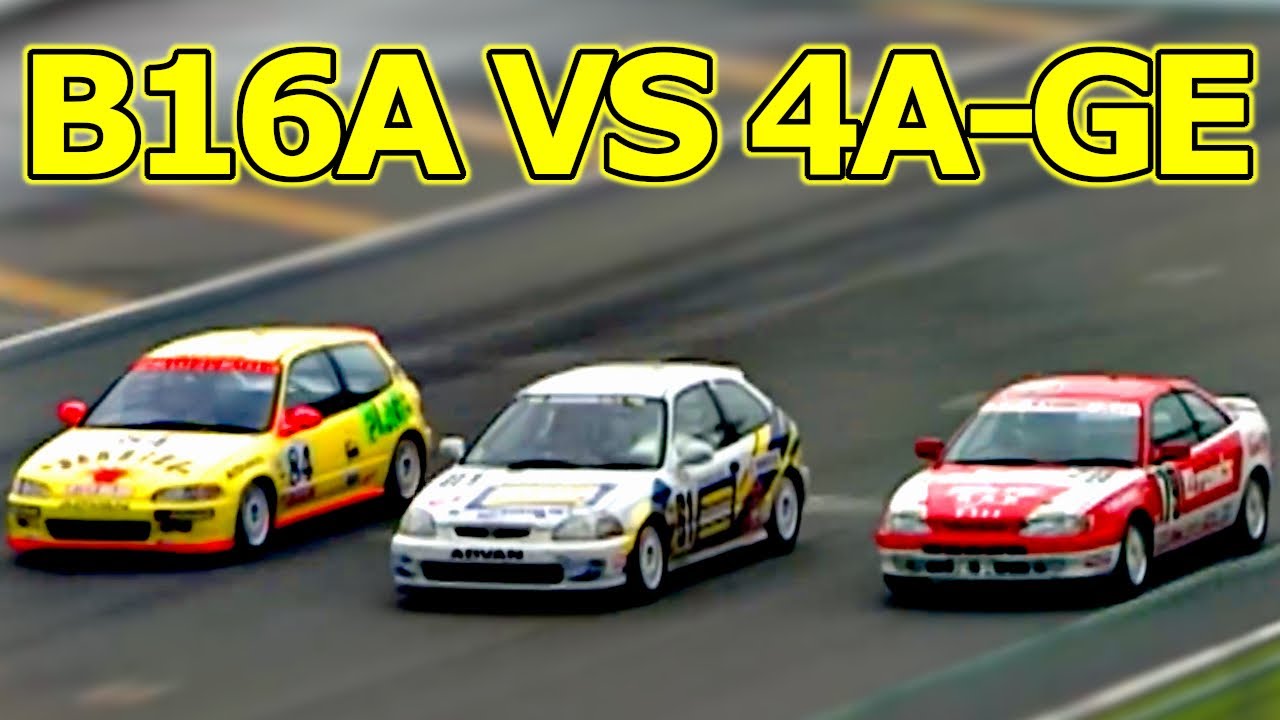 【シビック SiR】トヨタ の 4A-GE なんか、ホンダ の B16A に比べたらガラクタみたいなエンジンですか？【VIDEO OPTION切り抜きVTEC EF9 EG6 EK4 AE111】