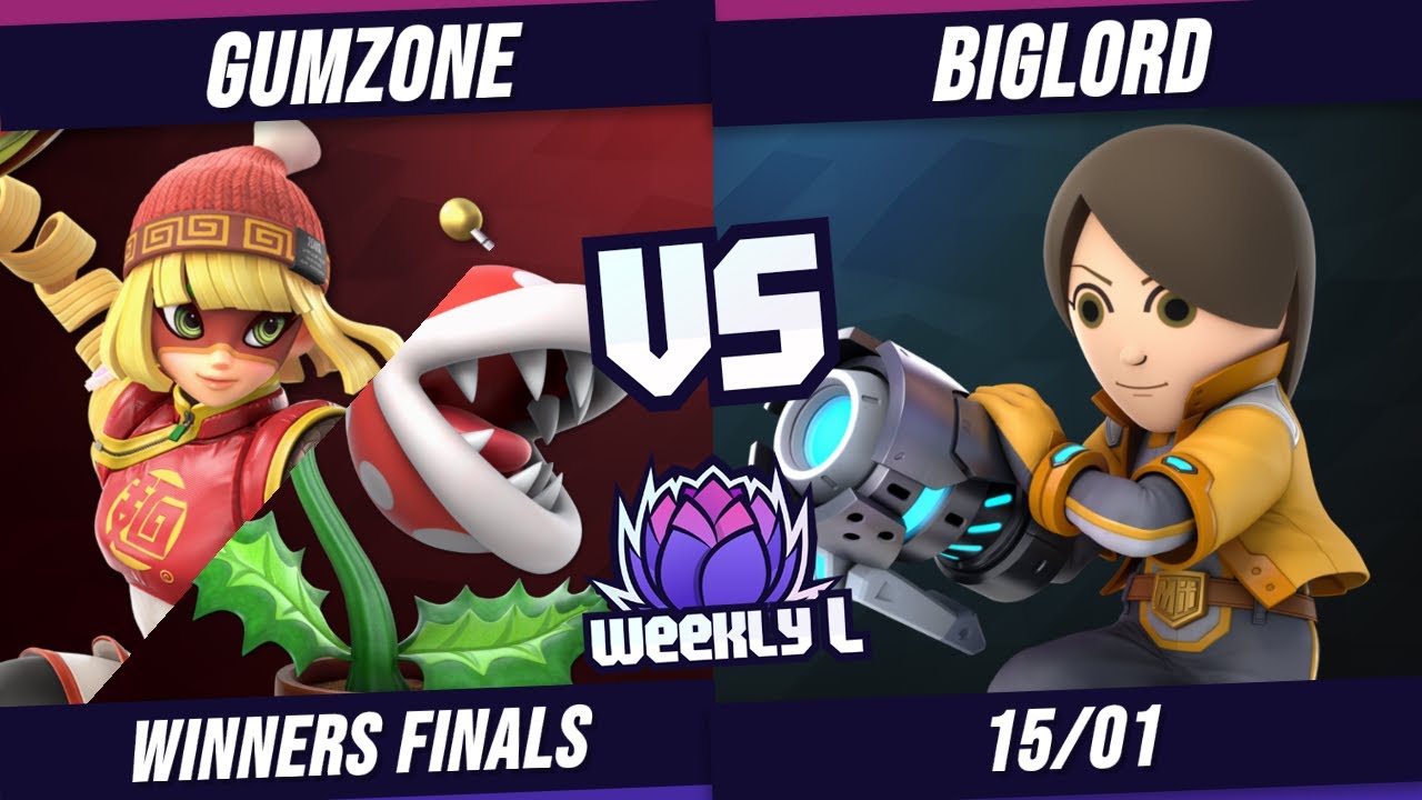 GumZone vs BigLord Winners Final Weekly L #193 | Piranha Plant & Min Min vs Mii Gunner