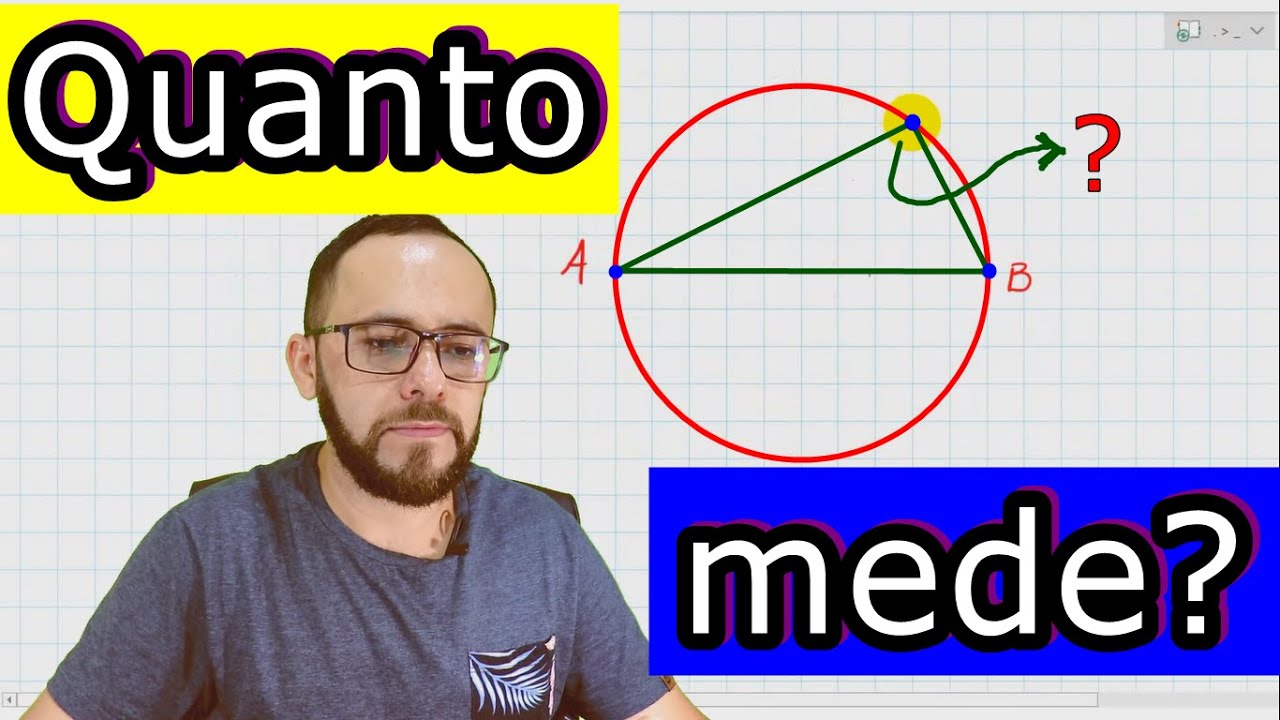 Você sabia? Triângulo retângulo inscrito numa circunferência