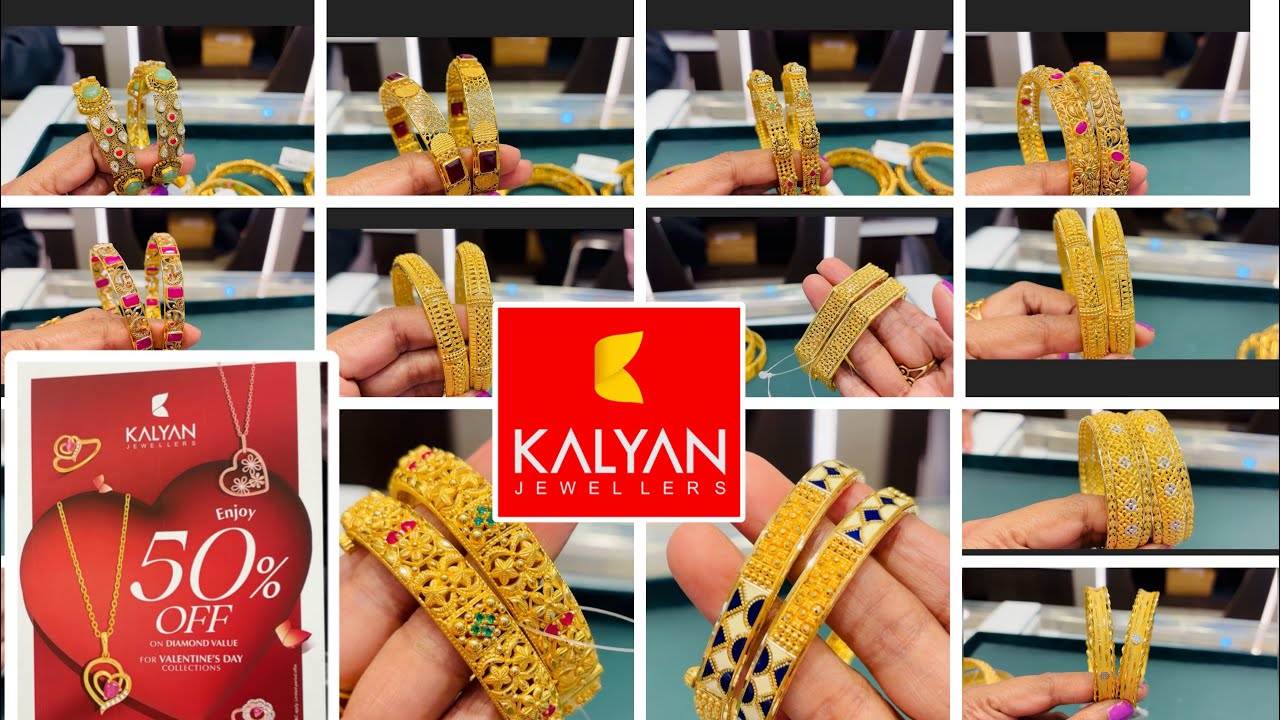 #2026 Kalyan Jewellers 🤩new Light weights Gold Bangle design with price | 7gm 😳Gold Bangle designs 