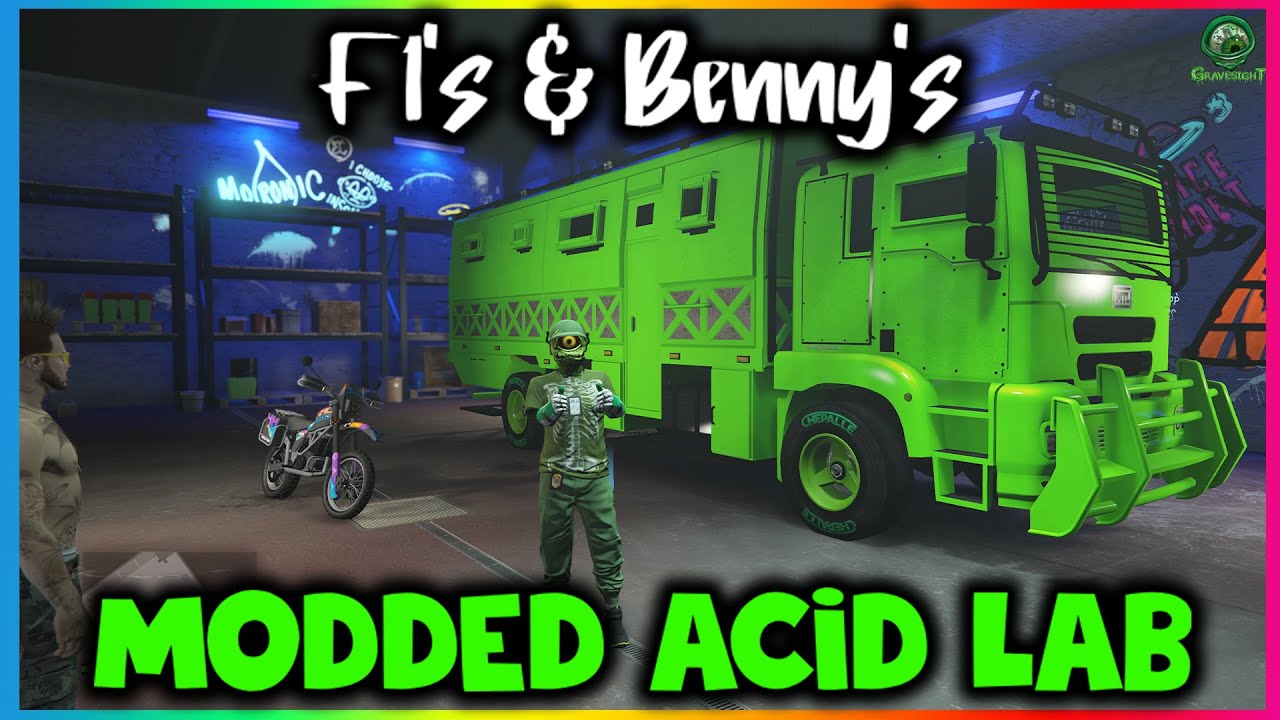 HOW TO MAKE MODDED ACID LAB - FULL TUTORIAL | GTA ONLINE - F1's & BENNY's