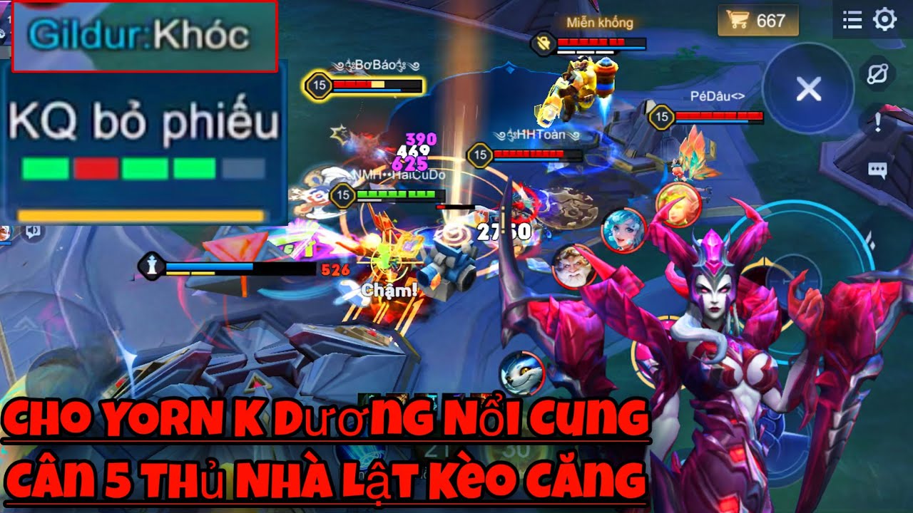 Dám PIC YORN Cầm Phù Hiệu Mới và Cái Kết Cả Trận K Dương Nổi Cung Cân 5 Thủ Nhà Lật Kèo