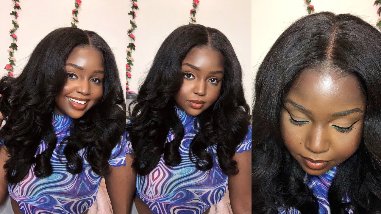 How to Layer Kinky Straight Hair | NEW HD FILM CRYSTAL LACE! 13X6.5 Lace  ft. ATINA HAIR