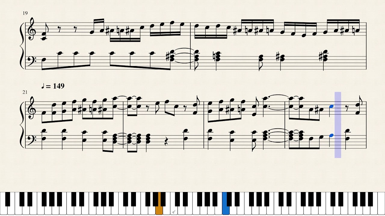 Wu Judy Chin - tai - Riverside Bicycling - Sheet Music/Piano Tutorial