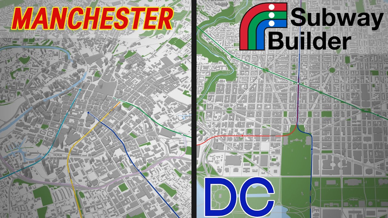 (Livestream) Building in Washington, DC and Manchester in Subway Builder!