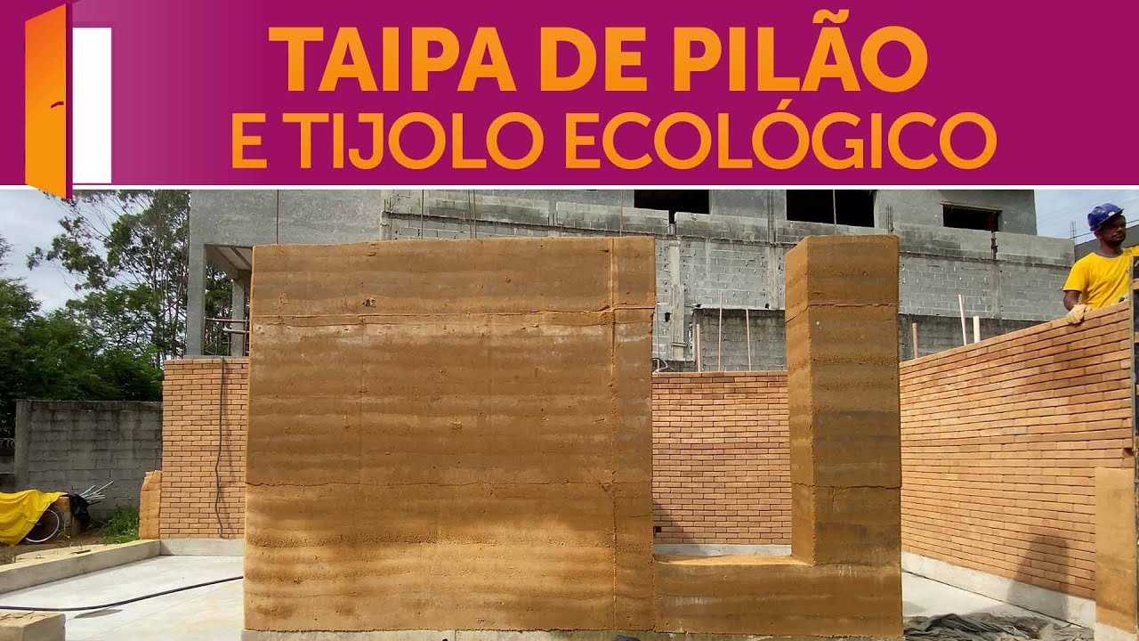 Taipa de Pilão em andamento