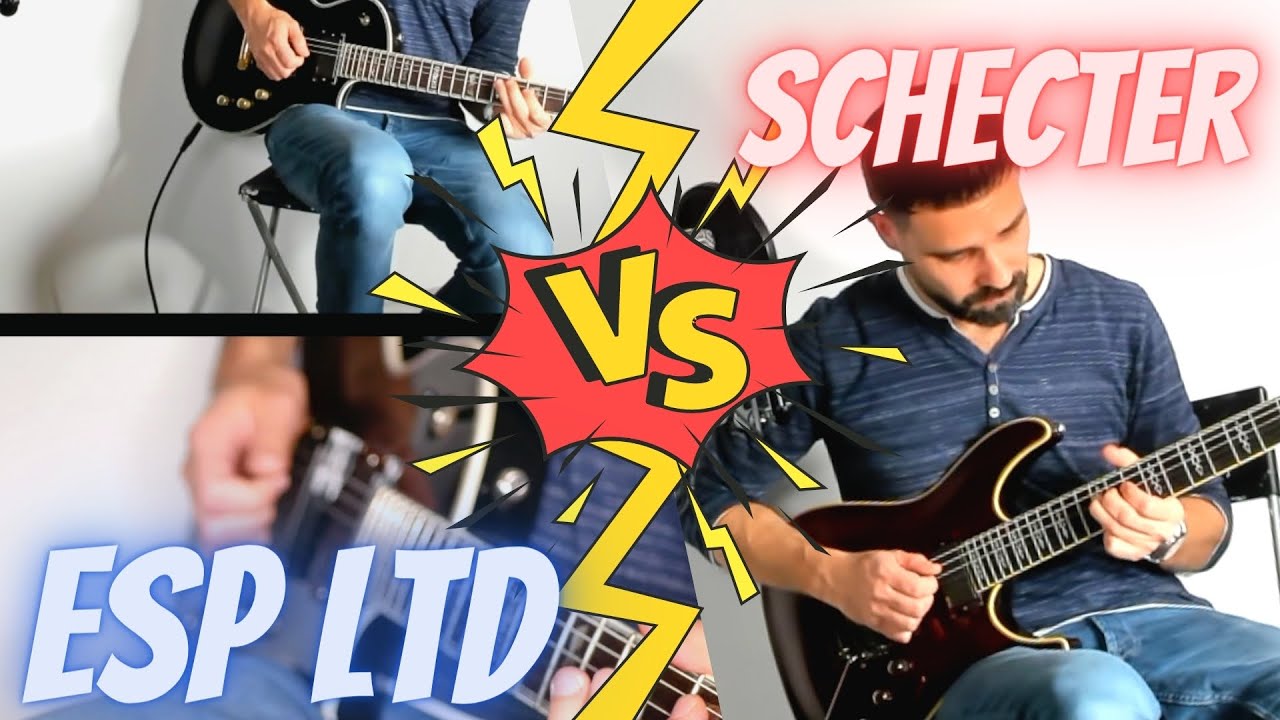 Schecter Hellraiser C-1 vs Esp Ltd EC 1000