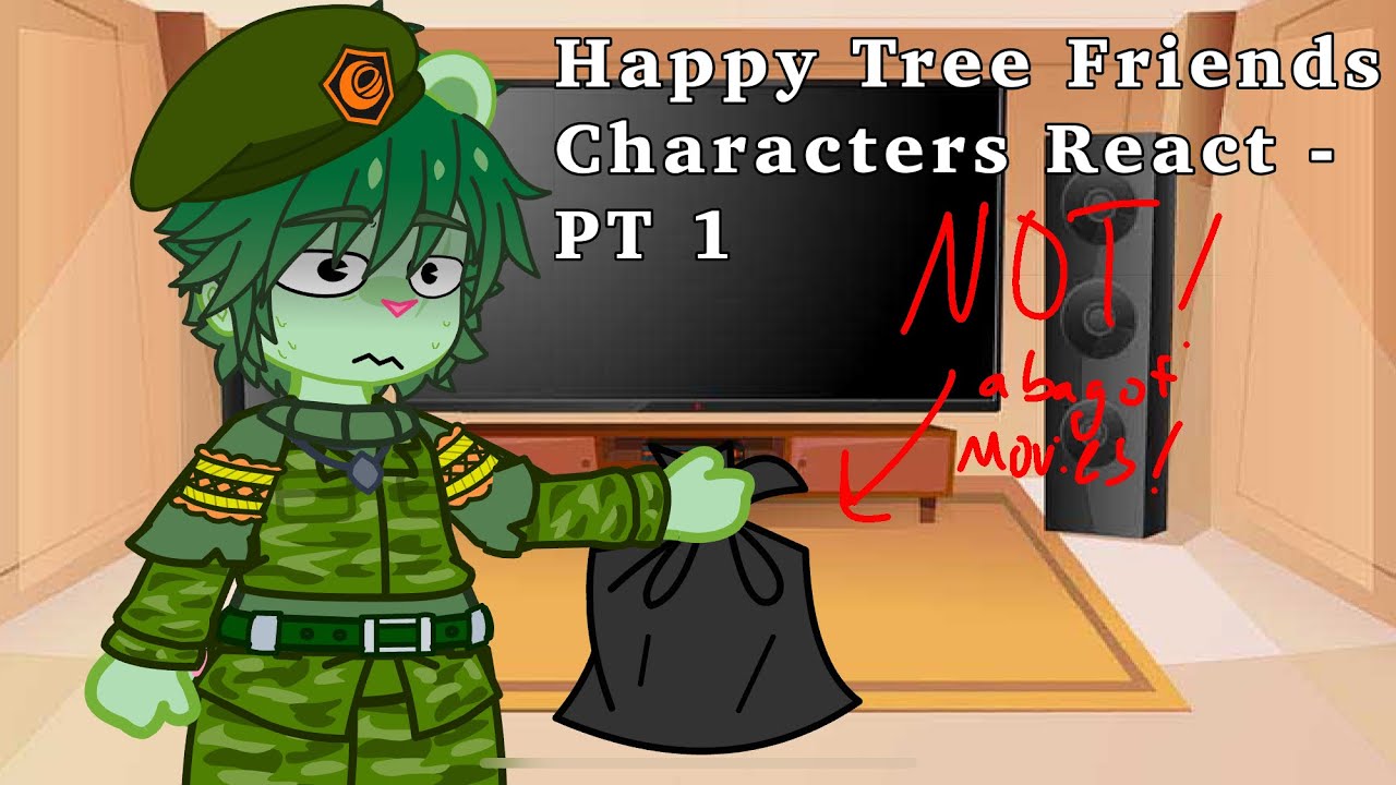 Happy Tree Friends React | Part 1 | Gacha Club | HTF React | GCRV