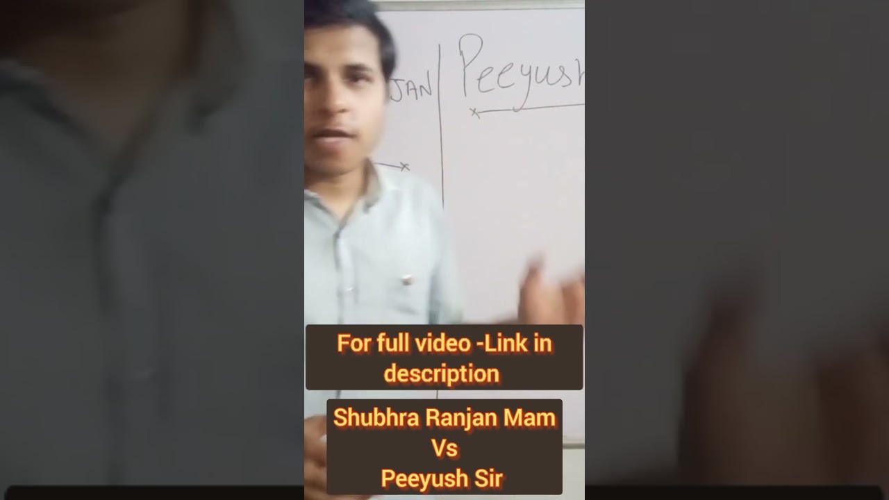 Shubhra Ranjan Mam vs Peeyush Sir | PSIR Optional | #shorts #shortsfeed #upscshorts #shortsfeed #KNP
