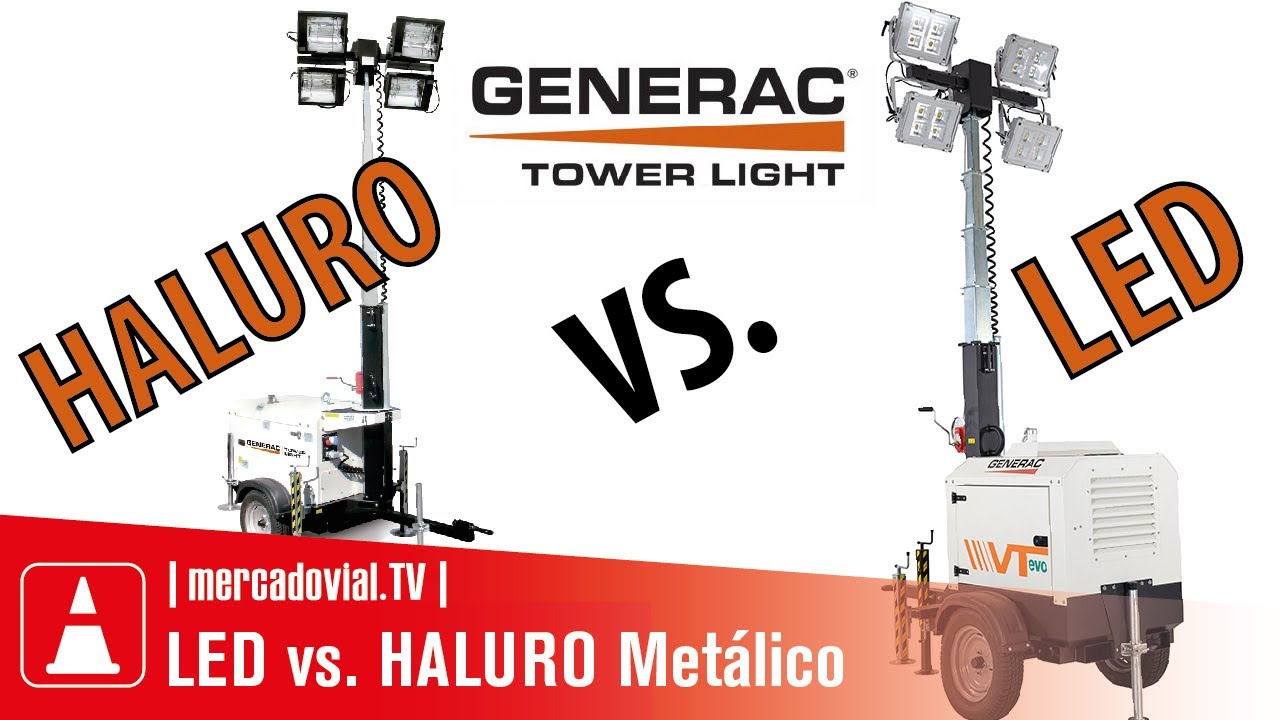Torres de Iluminación LED vs Haluro Metálico  GENERAC | Evento EMARESA Chile