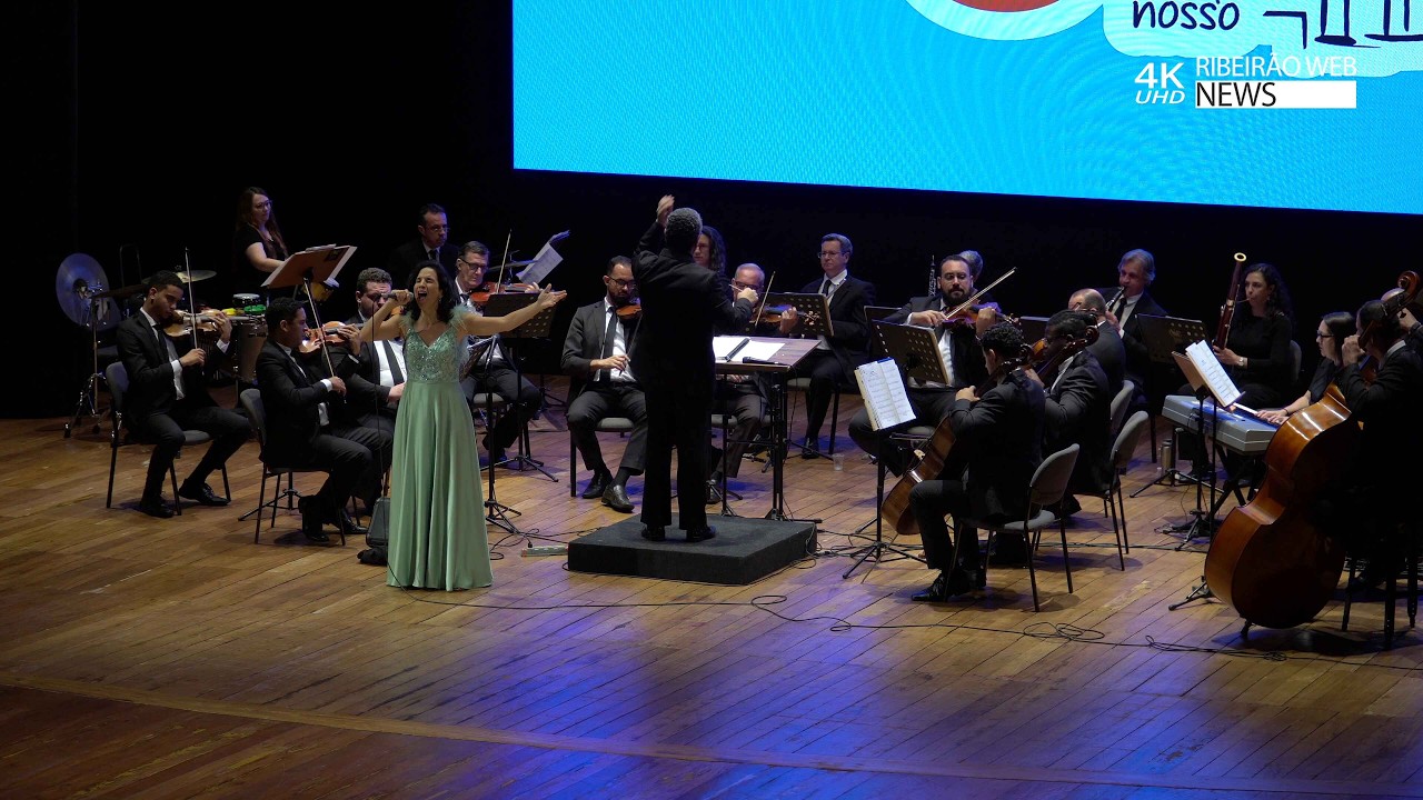 Cerimônia - Selo Aniversário 170 Anos Ribeirão Preto com Orquestra Sinfônica - 4K UHD