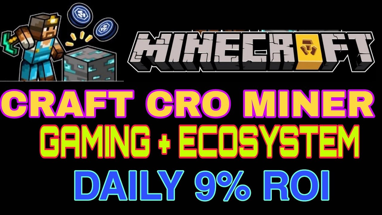 MINE CRAFT | CRO MINER | DAILY 9% | NEW ROI CONCEPT | CRONOS MINING ECOSYSTEM | CRYPTOTECHVIEWZ