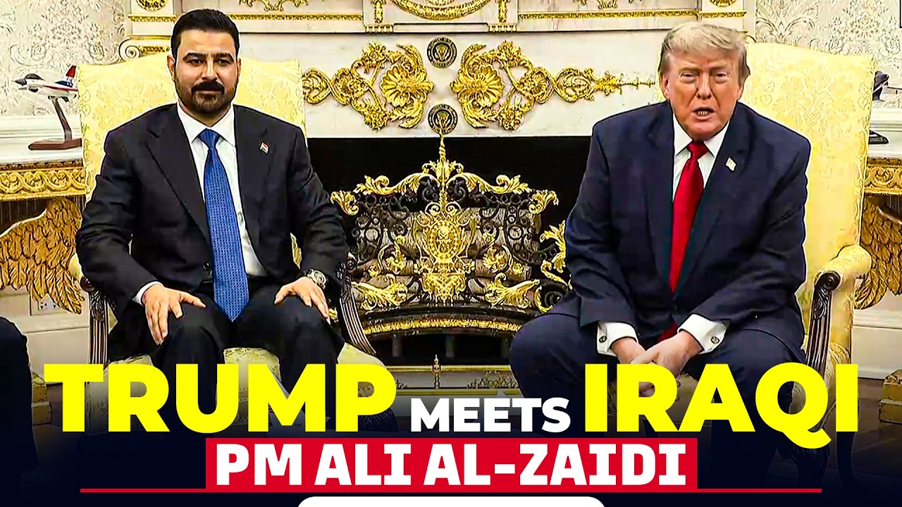 WATCH: U.S. President Trump holds bilateral talks with Iraqi PM Ali al-Zaidi |Security |Oil |Economy