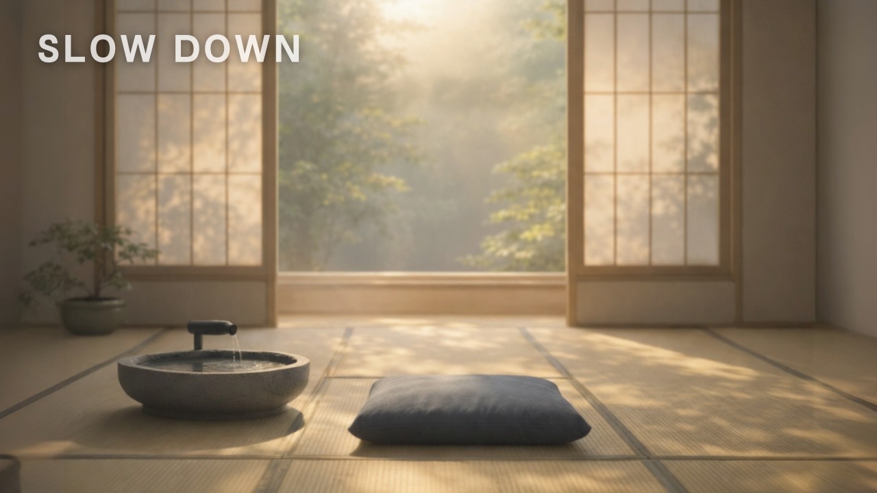 CHASHITSU – Return to Calm in a Quiet Tea Room | Japanese Zen Ambient for Relaxation (Deep Calm)