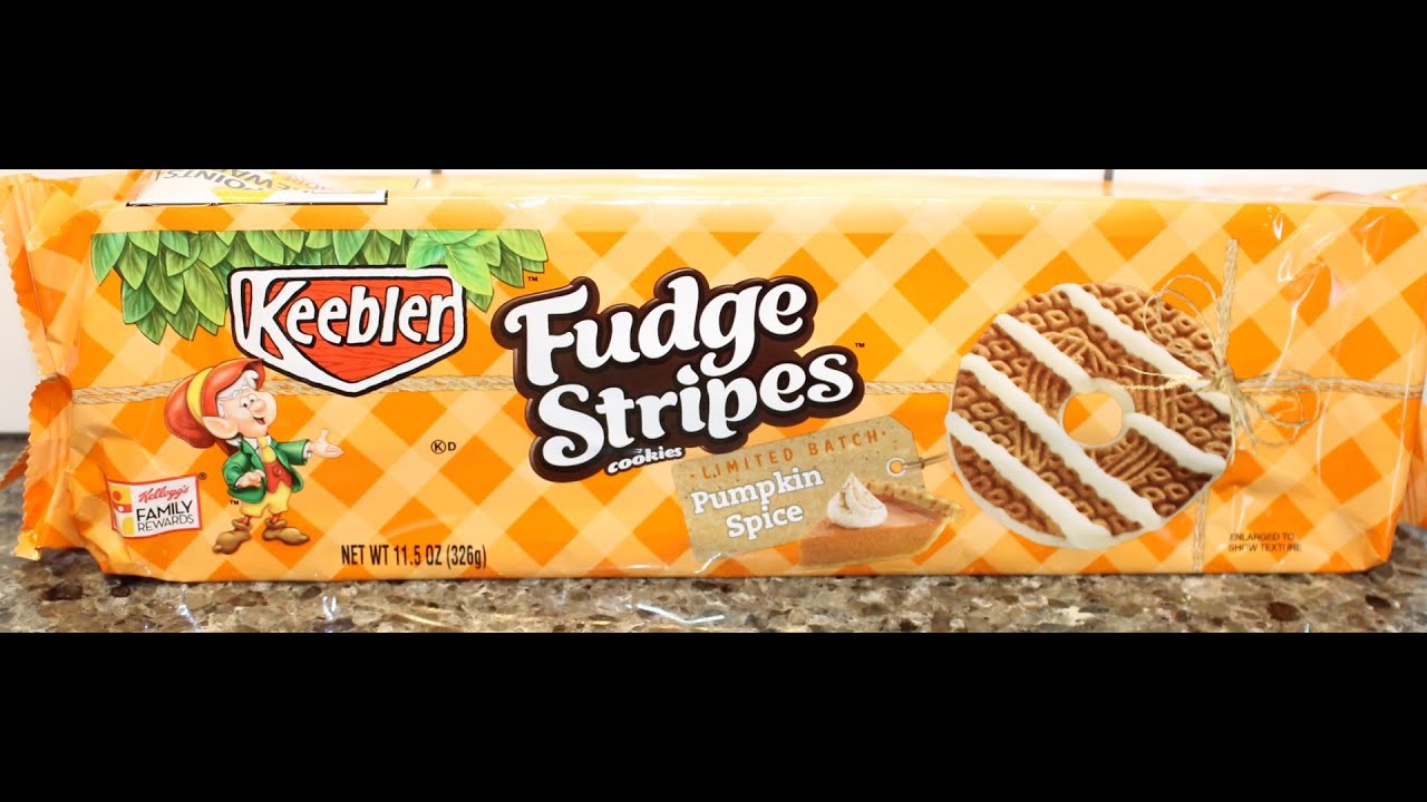 Fudge Stripes Cookies: Pumpkin Spice Review