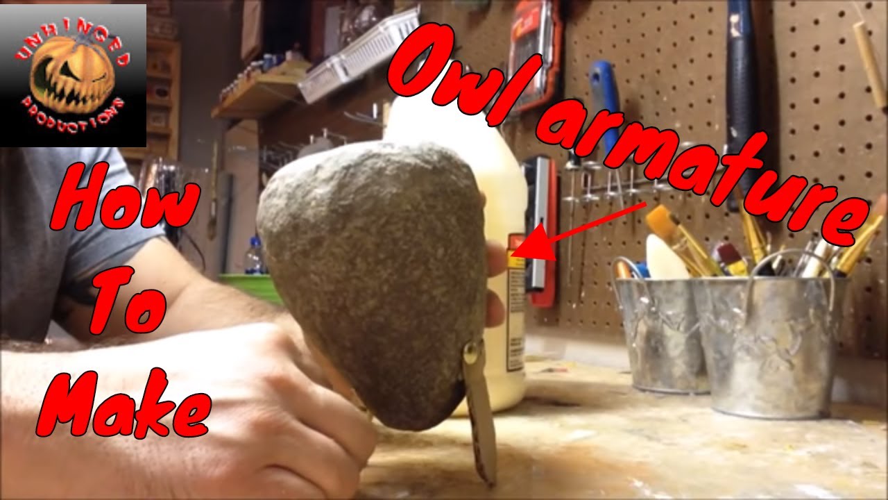 Making a paper mache owl part 1