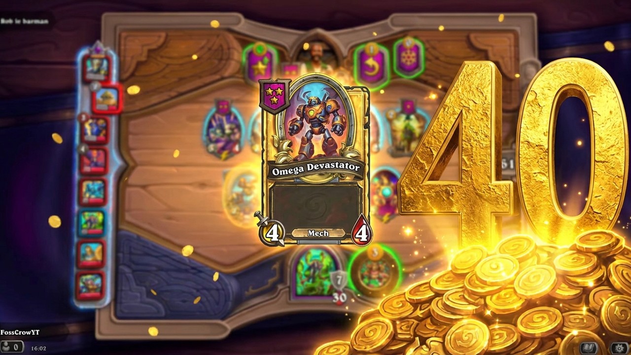 Le Meca BlingBling 40 Or et plus 30 de dégâts ! | Hearthstone