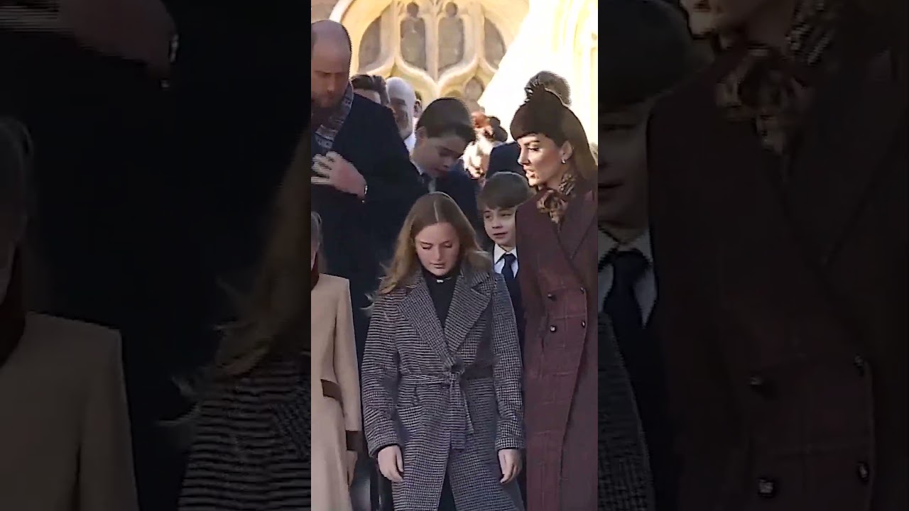 Smiles and Waves as Royal Family Depart Christmas Service