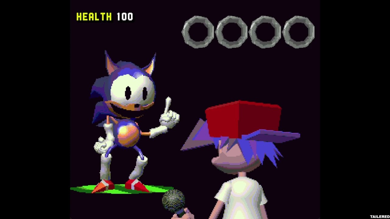 FNF VS Rewrite Sonic ROUND 2 - Thriller Gen (Legacy Remix) (HD)