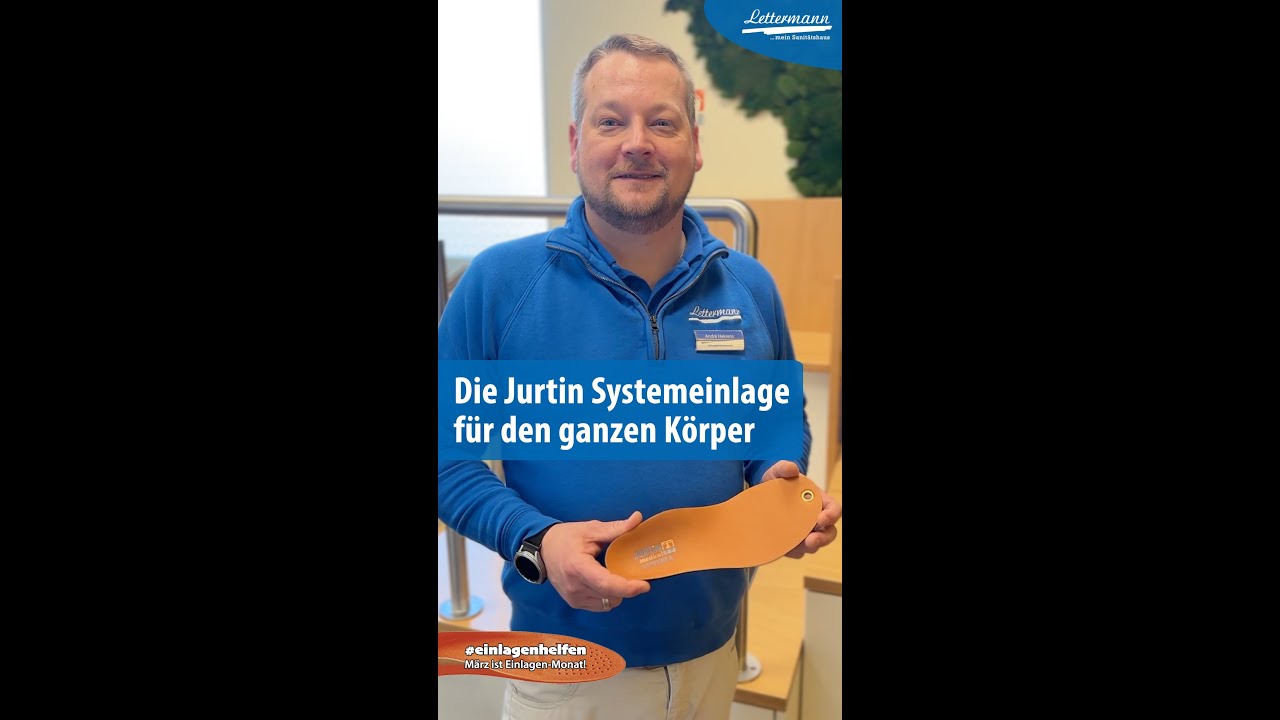 Unsere Jurtin Einlage - stabilisiert und unterst&uuml;tzt den Fu&szlig; in seiner nat&uuml;rlichen Bewegung.