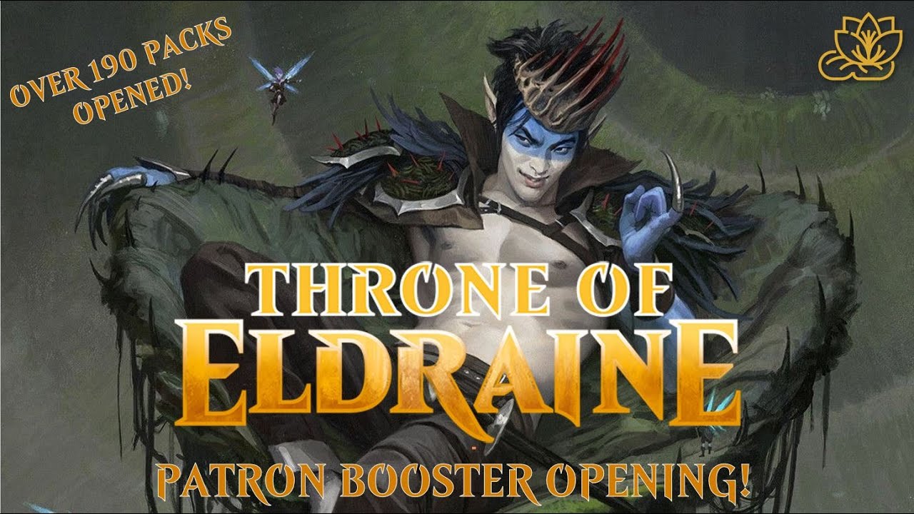 OVER 190 PACKS OF THRONE OF ELDRAINE OPENED! | April 2020 Patron Opening!