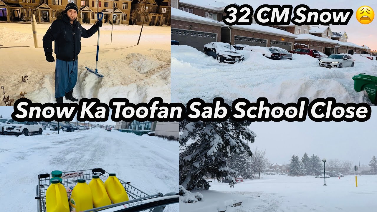 Snow Storm 🌨️ Bachoo Kay School Band Ker Diya Gaya Hain | Mamoolat E Zindagi Darham Barham 😢