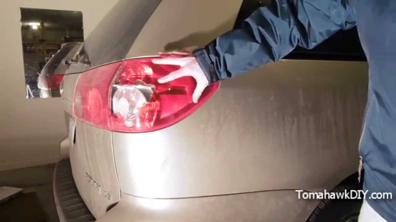 How to Replace Broken Tail Light - Toyota Sienna Minivan
