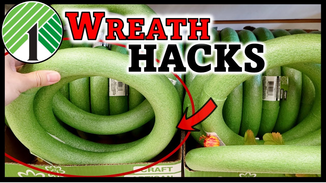 GENIUS ways to use $1 WREATHS from the Dollar Store! (8 clever ideas to DO! )
