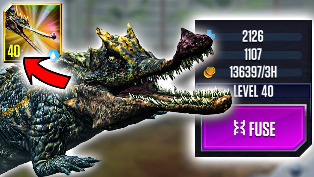 GRYPOSUCHUS UNLOCKED MAX LEVEL 40 | Jurassic World: The Game