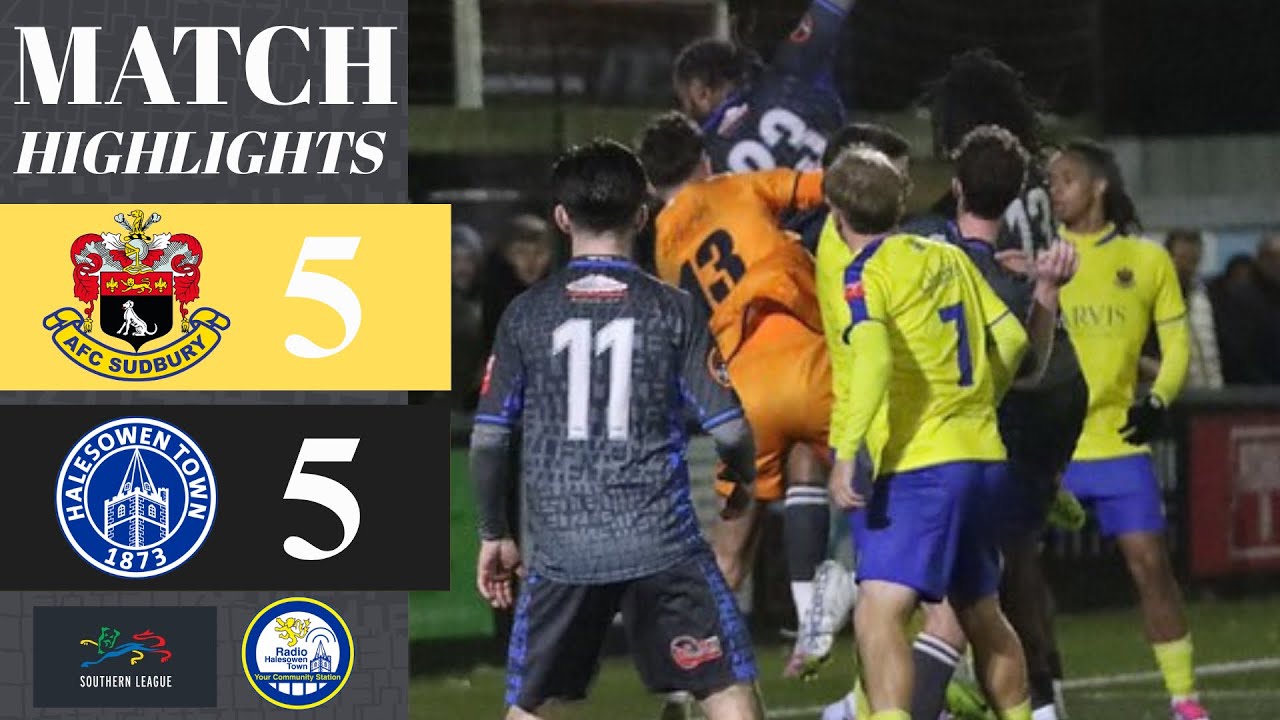 HIGHLIGHTS | Sudbury v Halesowen [13.12.25]