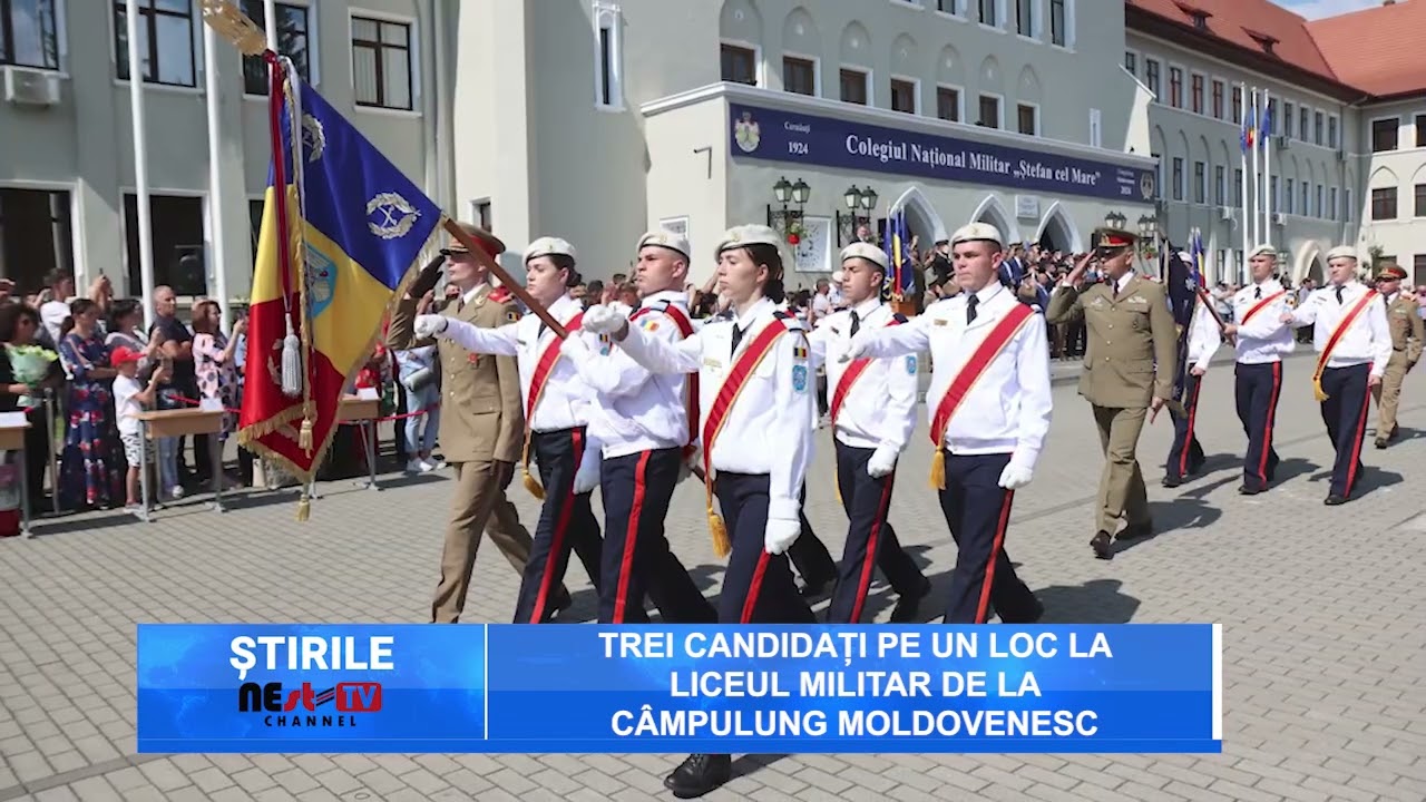 Trei candidați pe un loc la liceul militar de la Câmpulung Moldovenesc