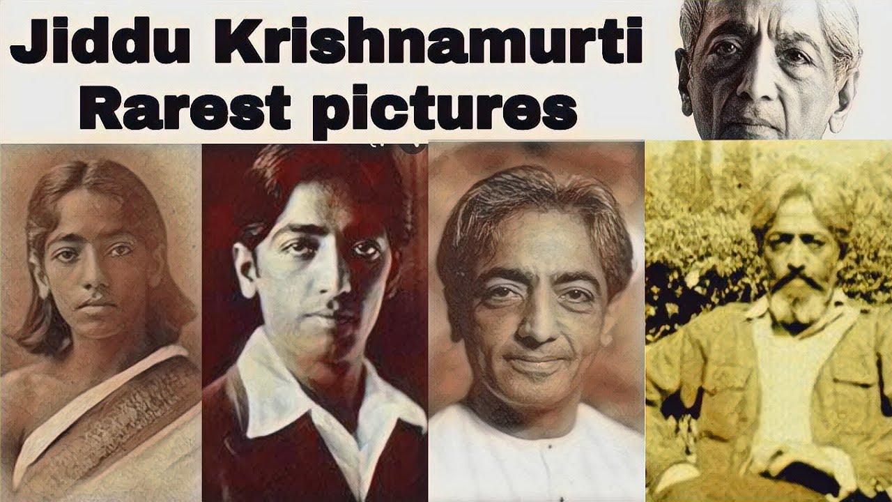Jiddu Krishnamurti Rare & unseen Collection